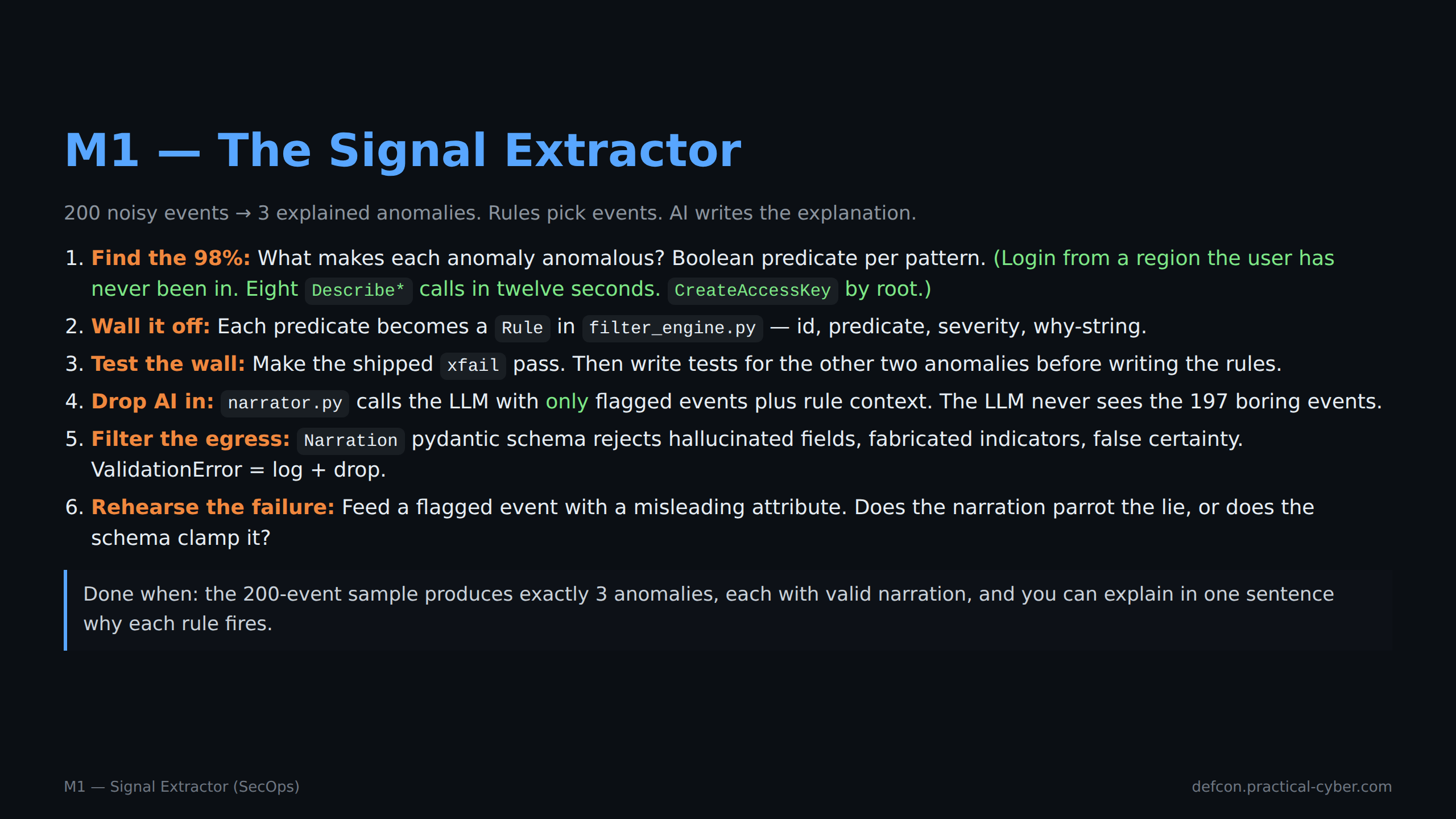 M1 — Signal Extractor